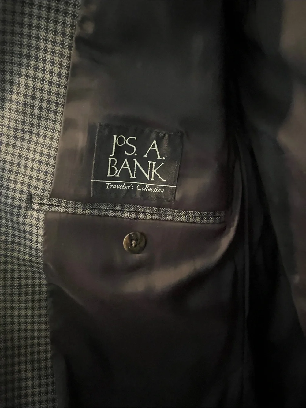 Jos. A. Bank Men's Brown Checked Sport Coat